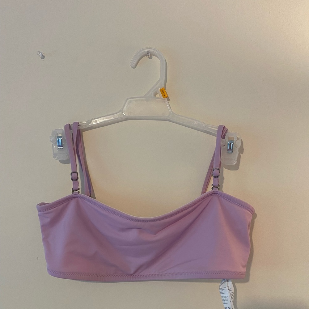 Lilac Bandeau Bikini Top size L